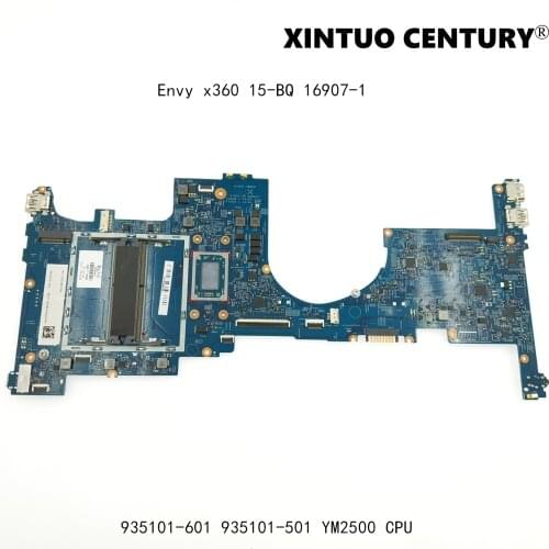 935101-601 935101-501 For HP Envy x360 15-BQ Laptop Motherboard 16907-1 448.0BY10.0011 W/ R5-2500 CPU DDR4 100% tested working