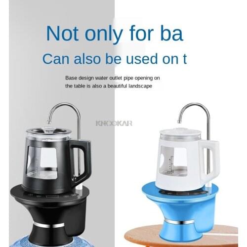 Automatic Water Feeding And Boiling Kettle Table Dual Purpose Tea Making Integrated Tea Set Barreled Water Pump Drinking 1L