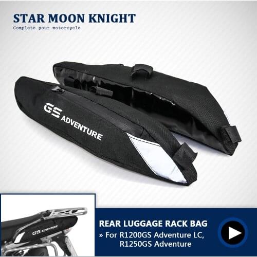 For BMW R1200GS ADV LC R1250GS Adventure Motorcycle Box Rack Side Bag Luggage Rack Travel Place Waterproof Passenger handle Bags