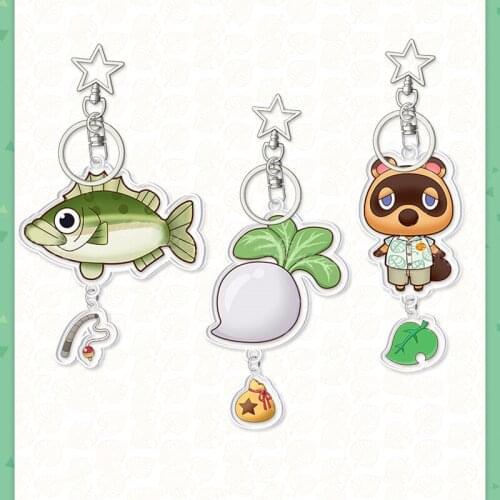 Game Cute Kawaii Animal Keychain Pendant Key Chain Key Ring