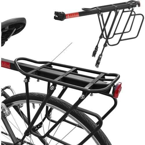 Quick Release Aluminum Alloy Bicycle Rear Seat Rack Telescopic Stand Mountain Bike Rear Frame Convenient Bicycle Rack