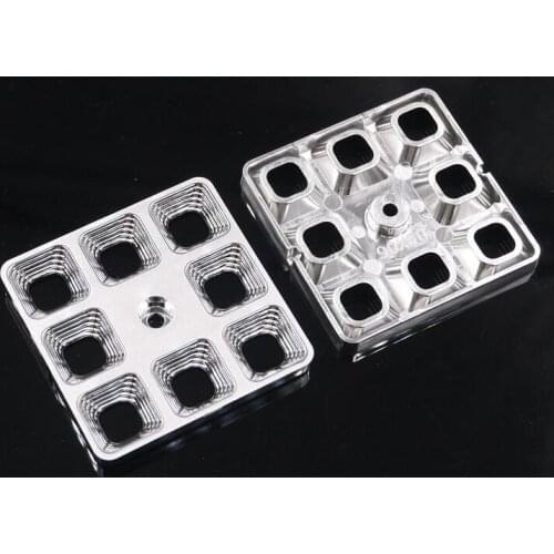 #JPOF-49.8 High quality Led Reflector Cup, 5050 Reflective Cup, Size: 49.8X49.8X5.99mm, Surface: Plating, PC Materials