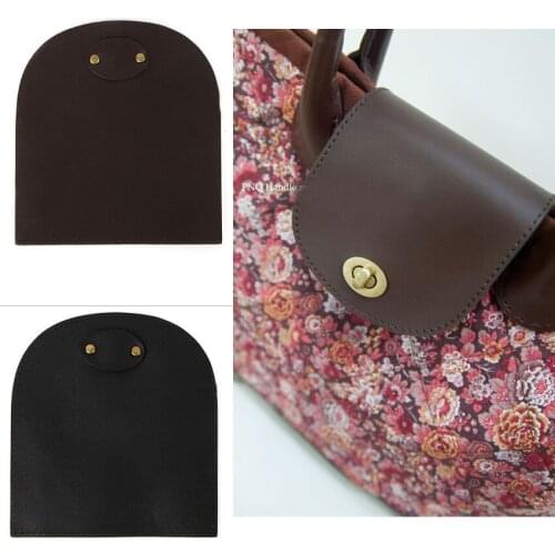 Fashion KZ 13.5*12.5CM Leather Short Bag Cover Replacement Bag Lock Manual DIY Shoulder Bag Messenger Bag Accessories KZ0097