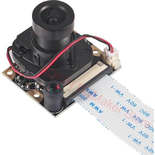 Raspberry Pi 4 B 3 B+ Camera Module Automatic IR-Cut Switching Day/Night Vision Video Module Adjustable Focus 5MP 1080p