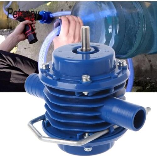 Heavy Duty Self-Priming Hand Electric Drill Water Pump Home Garden Centrifugal Home Garden