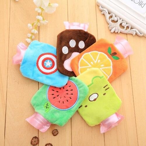 Cartoon mini warm hands hot water bag portable water filling hot water bag