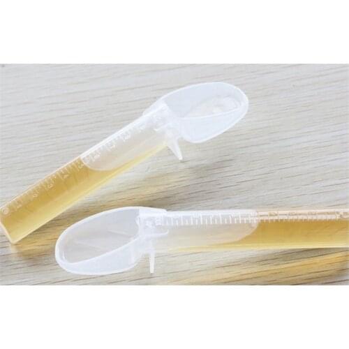 New Safety Baby Kids Liquid Feeding Spoon Medication Device Utensil Given Medicines Infants Syringe Device