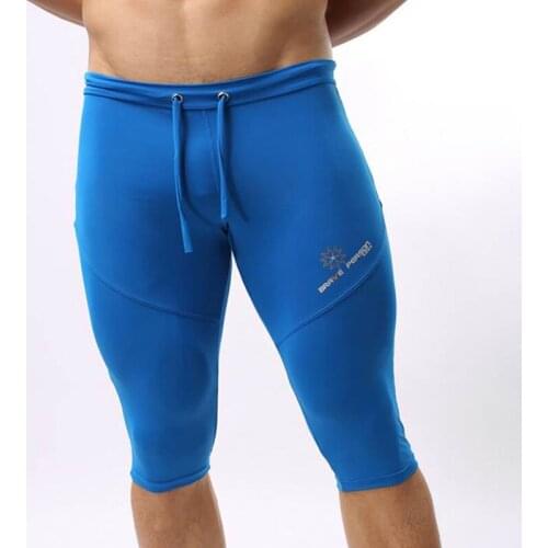 Mens Tights Running Shorts Men Outdoor Sport Jogging Fitness Gym Short Male Soft Breathable Quick Dry Sportwear Swimwear