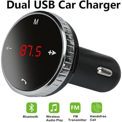 Portable Modulator Car Kit MP3 Player SD Remote Bluetooth-compatible FM Transmitter New Bluetooth Car Kit With Microphone