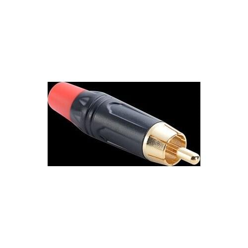RCA Male Plug Connector Professional RCA Gold Plated Wire Connector Cable RCA Male Plug Adapter Converter for Speaker Audio New