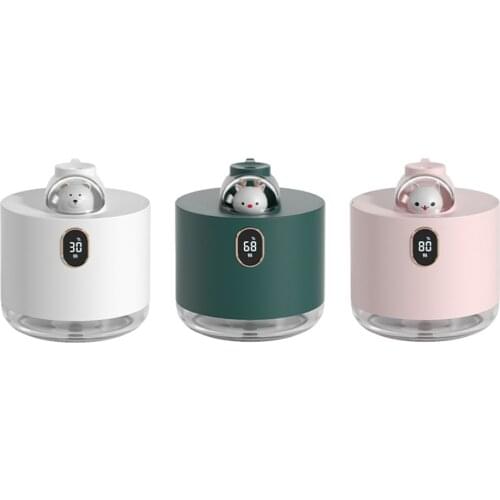 Cute Pet Cool Teapot Air Humidifier 360ml Mist Maker Colorful Light USB Ultrasonic Aroma Diffuser Mist Birthday Gift For Home