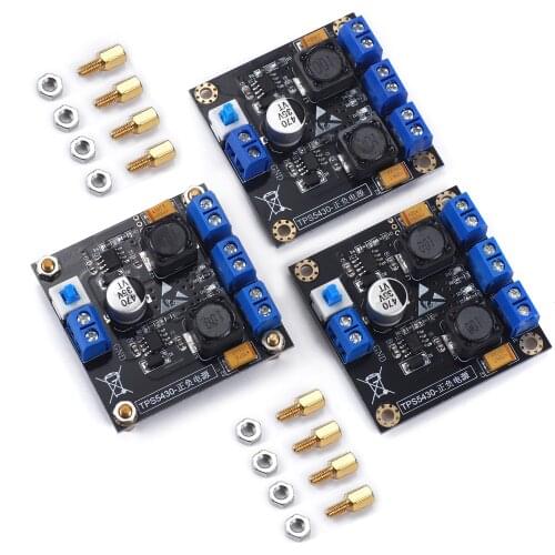 TPS5430 Positive Negative Dual Power Supply Module with Switching 5V 12V 15V Output
