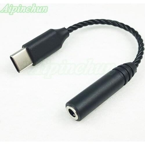 USB Type C to 3.5mm Earphone Jack Adapter Headphone AUX Audio Cable Converter for Huawei P30 pro Xiaomi Mi 9 8 se Oneplus 7 pro