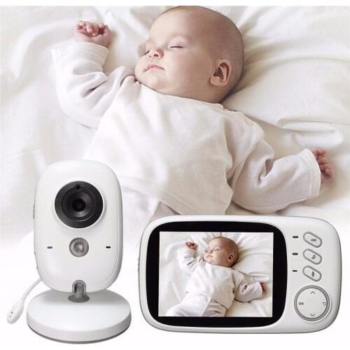 VB603 Baby Video Monitor Wireless Camera Color LCD 2 Way Audio Talk Temperature Monitor Automatic Night Vision