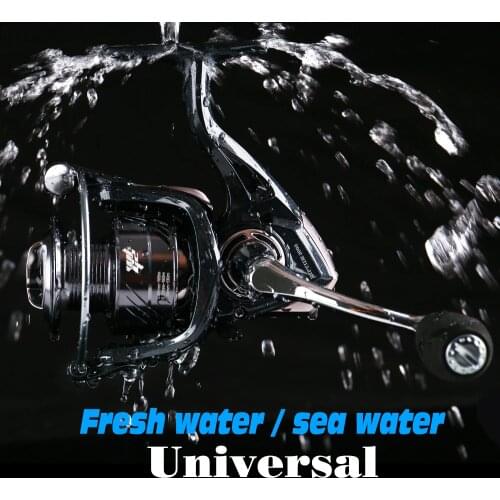 High Quality Light Fishing Reel Metal Spool Max Drag 10Kg Waterproof Spinning Reel For Bass Pike Fishing Gear