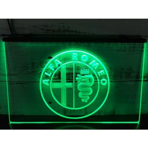 D146 Alfa Romeo Car Services Parts Led Neon Light Sign