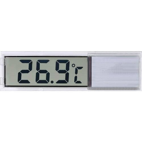 1 Pcs 3D Crystal Thermometer Fish Tank Aquarium Equipment Water Temperature Meter Electronic Induction Type