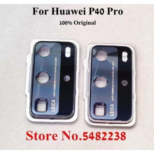100% Original Rear Camera Lens Frame For Huawei P40 pro P40P Back Camera Lens Ring cover case Replacement parts