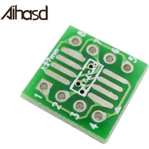 5PCS SOP8 SSOP8 TSSOP8 to DIP8 Interposer Module PCB Board Adapter Plate