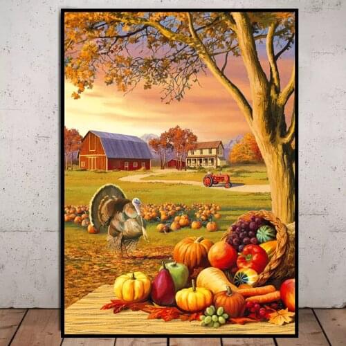 5D Diamond Painting Mosaic Farm Fruit Animal Full Square 3D Diamond Beads Embroidery Cross Stitch Kits Rhinestones Art Pictures