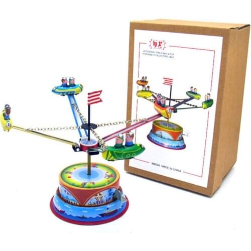 Antique tin toy Wind up toys metal craft robot collection Photography props christmas gift