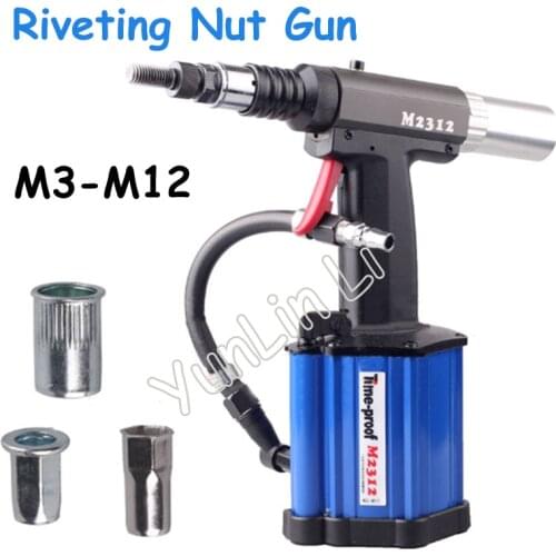 Automatic Pull Rivet Gun Riveters Applicable to M3 - M12 Rivet Nut Pneumatic Riveting Nut Gun M2312