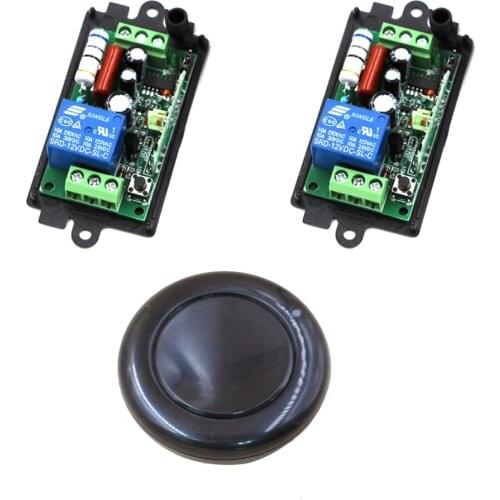 AC 110V Wireless Remote Control light Switch 220V 10A Relay Transmitter Radio Light Switch System Learning Code 315/433Mhz
