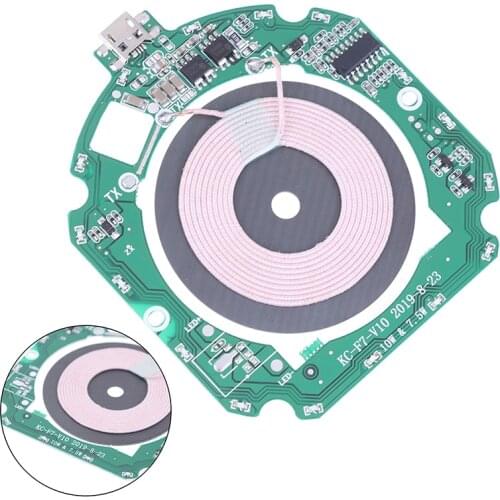 10W QI Fast Wireless Charger PCBA Module Transmitter Circuit Board+ Wireless Charging Diy Circuit Board