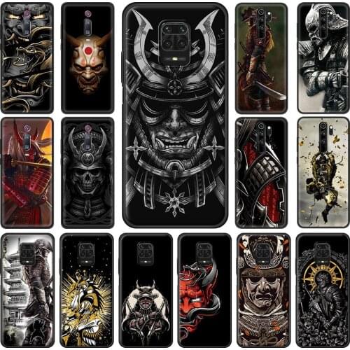 Samurai Phone Case for Xiaomi Redmi Note 9S 8 9 8T 7 8A K30 Pro 6A 6 TPU Soft Cover Mi Poco X3 NFC Shell Coque