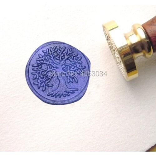 Tree Wax Seal Stamp Kit Wedding Custom Initial Date Wedding Invitation Personalized Stamp