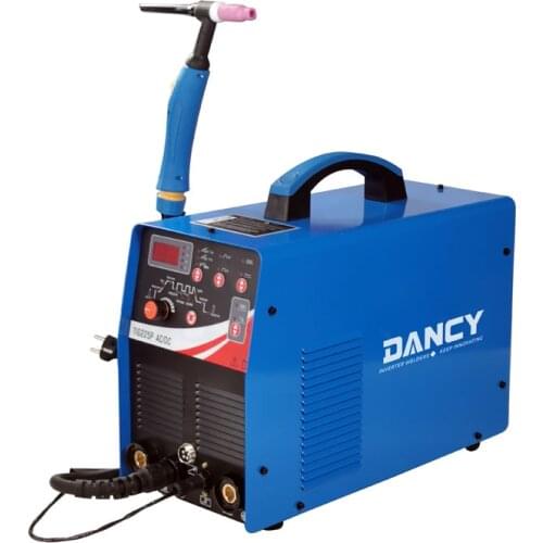 Tig ac dc TIG225P pulse welder 220V inverter aluminium welding machine easy and smart control foot pedal optional