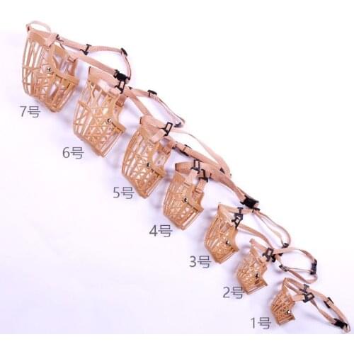 Creative Anti Barking Dog Muzzle for Small Large Dogs Adjustable Pet Mouth Muzzles for Dogs Nylon Straps puppy Dog Accessories b