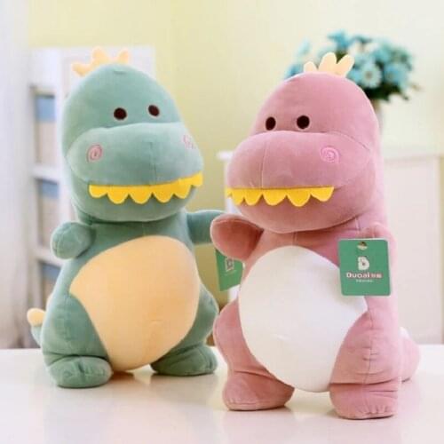 25cm High Cute Soft Dinosaur Kawaii Stuffed Animals Down PP Cotton Plush Doll for Baby Children Birthday Gift