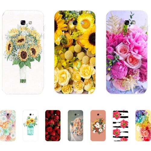 Soft Case For Silicone Back Cover For Cute Phone Cases Cover Bumper for Samsung Galaxy A7 A8 A9 2017 2018 A8 Plus 2018 A70 A80