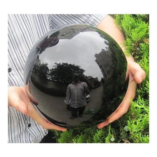29.6lb NATURAL OBSIDIAN POLISHED CRYSTAL SPHERE BALL beautiful Healing Huge