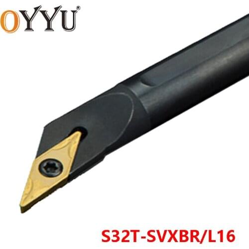 OYYU 32mm SVXBR Internal Lathe Cutting Shank S32T-SVXBR16 S32T-SVXBL16 Turning Tool Holder Carbide Inserts Arbor