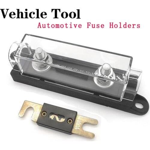 1Pcs ANL Fuse Holder Bolt-on Fuse Automotive Fuse Holders Fusible Link with Fuse 40A 60 80 100 120 225 275 300 400A 450A 500 AMP