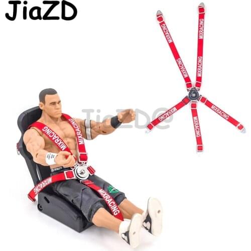 2Pcs Simulation Driver Figure Seat Belt for 1:10 RC Rock Crawler Traxxas TRX4 Axial SCX10 90046 WRAITH RR10 D90 K09