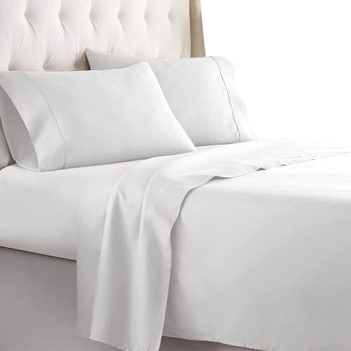 Hotel Luxury Platinum Series Bed Linings Anti-Wrinkle Non-Fading Hypoallergenic Bed Linen And Pillowcase Set Microfiber