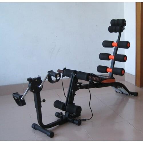 Six-in-one multi-function AD abdomen machine for waist ups, sit-ups and abdomen home fitness equipment