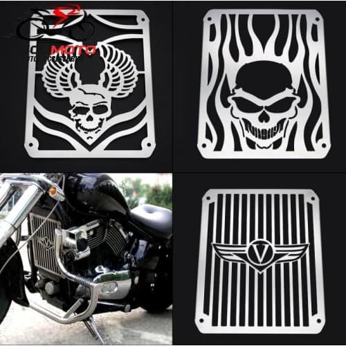 Motorcycle Steel Radiator Grill Cover Guard Protector Water Tank Cooler Cover For KAWASAKI VULCAN VN400 VN800 VN 400 800 Classic