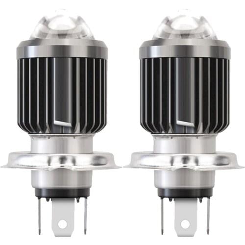 1PCS H4 H6 BA20D Led Motorcycle Headlight Projector lens Bulbs CSP Led Moto 1200LM Hi Lo Lamp Scooter ATV Accessories Fog Lights