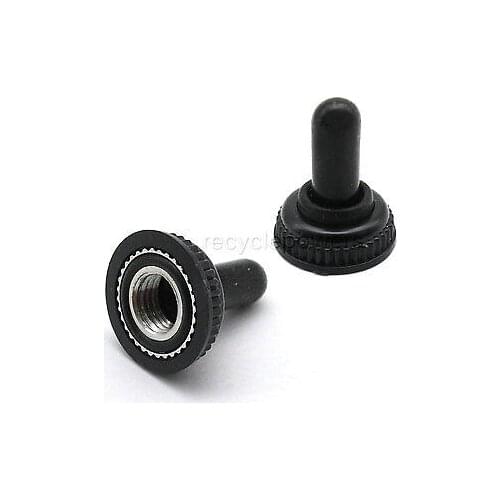 10x 6mm Mini WaterProof Rubber Resistance Boot Cover Cap For Toggle Switch
