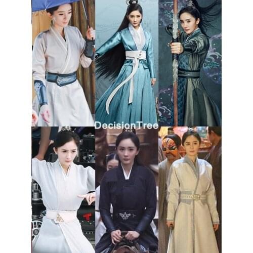 2021 tv play hanfu novoland: pearl eclipsechinese traditioanl hanfu for woman elegant fairy folk dance costume oriental dress