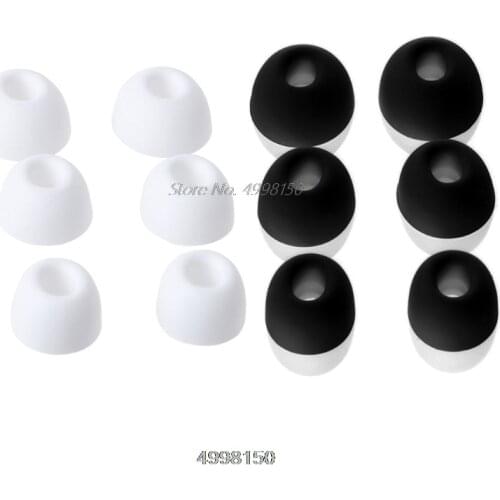 3Pair Ear Buds Tips Plugs Soft Silicone Earbud In Ear Cover for AirPods Pro Dropship