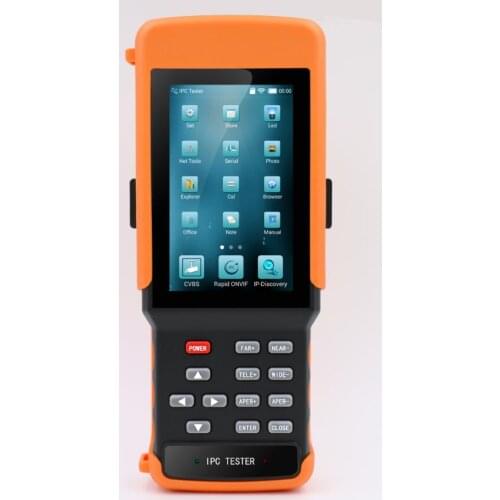 4.3 Inch H.265 4K IP CCTV Tester Monitor IP Analog CVBS Camera Tester WIFI PTZ ONVIF 12V2A output