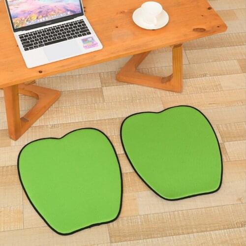 48*42cm Single Seat Cushion Memory Foam Filling Soft Elastic Leaf Pad With Anti-skid Rubber Gasket