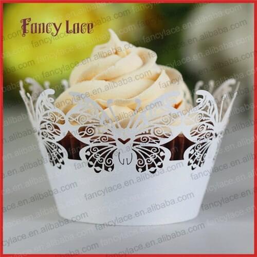 50PCS Hot Sale Cupcake Paper Wrappers for Birthday Decorations, Wedding Butterfly Cupcake Wrappers Wrapping Cake Cups Packaging