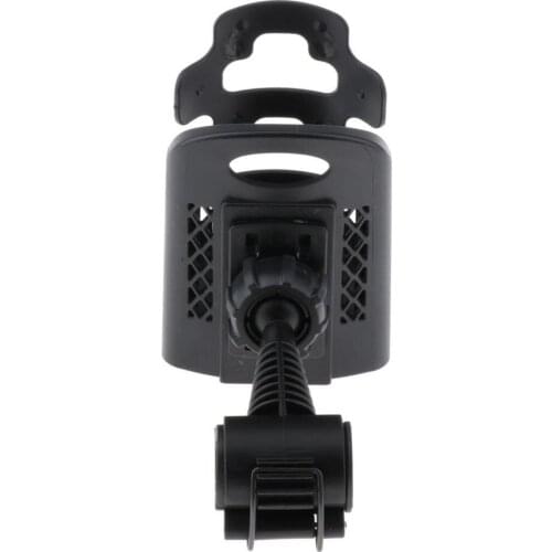 ABS Black Motorcycle Bicycle MTB ATV Cup Holder Bottle Cage Handlebar Mount