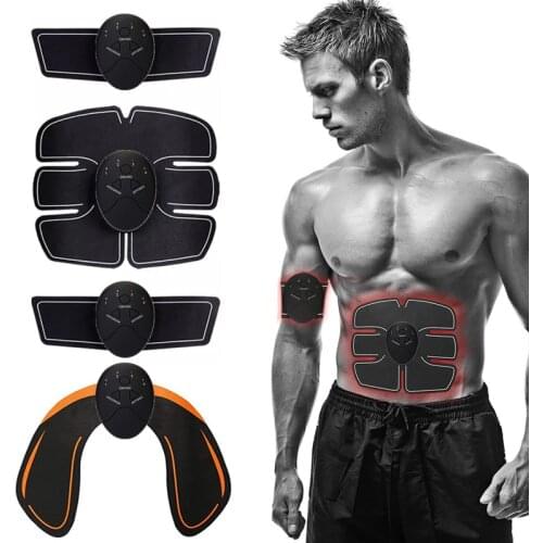 Abs Trainer EMS Abdominal Muscle Stimulator Hip Trainer Set For Body Leg Arm Belly Weight Loss Home Gym Office Fitness Equipment